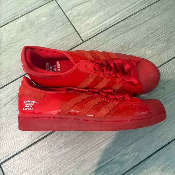 adidas Women's Red Sneakers - Picture 2 of 4